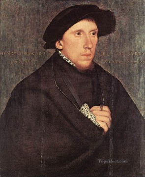 Retrato de Henry Howard el Conde de Surrey Renacimiento Hans Holbein el Joven Pinturas al óleo